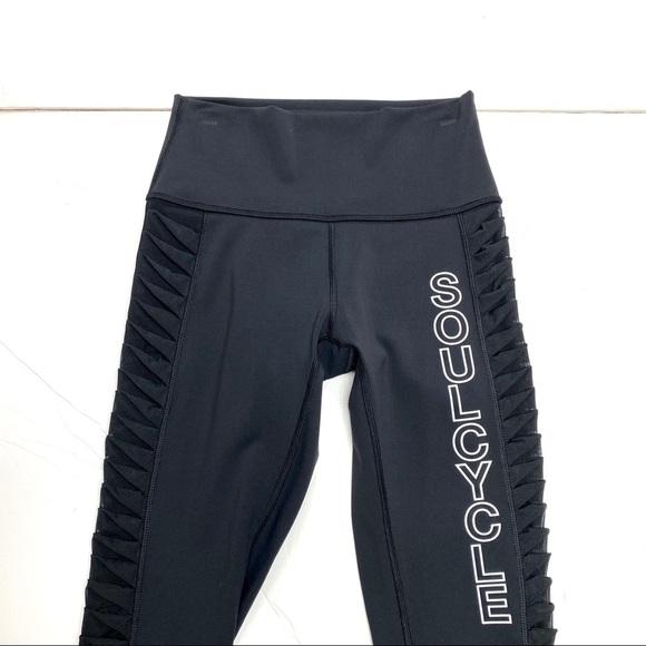 Lululemon SoulCycle Spell-Logo Mesh Crop Leggings - Picture 3 of 9